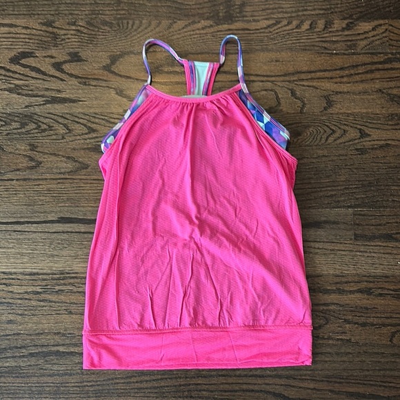 Ivivva Pink Kids Tank Top - size 12 - Picture 1 of 6